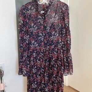 Michael Michael Kors Midi Floral  Dress